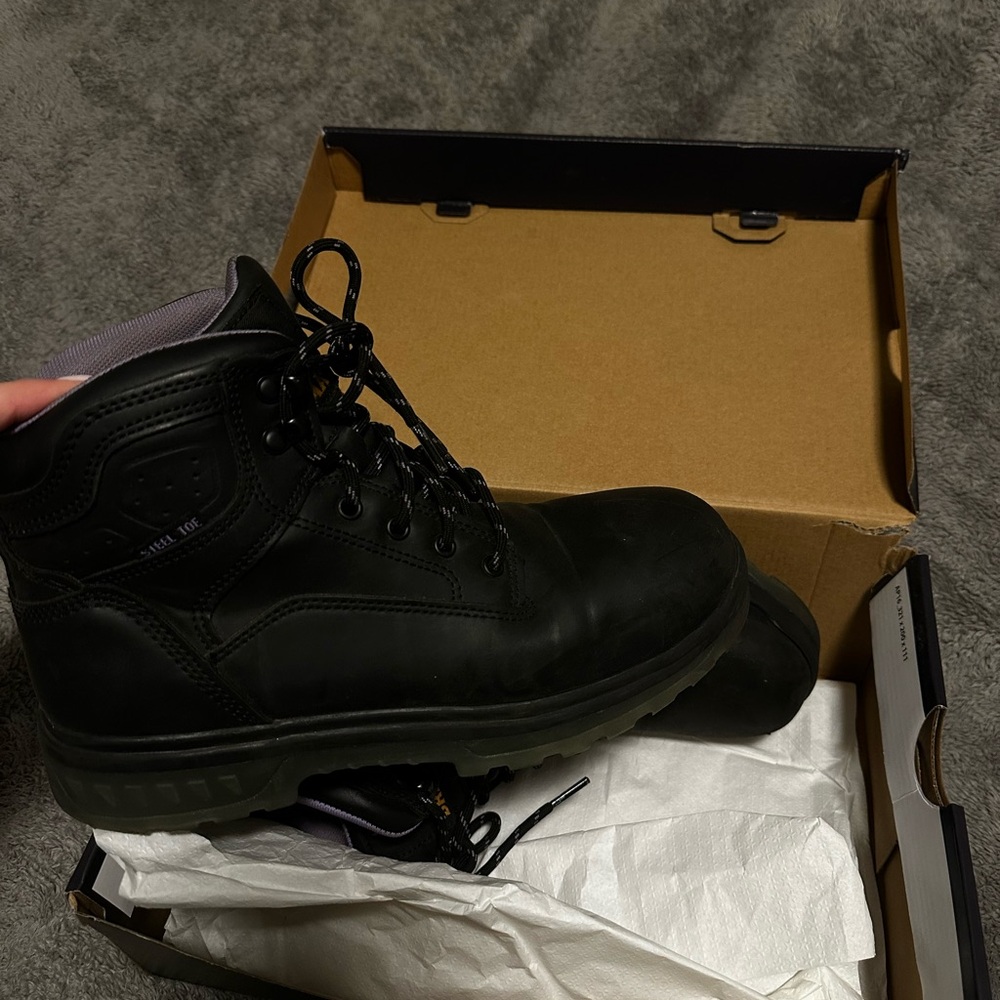 Brahma Black Men's/women’s  Work Boots unisex